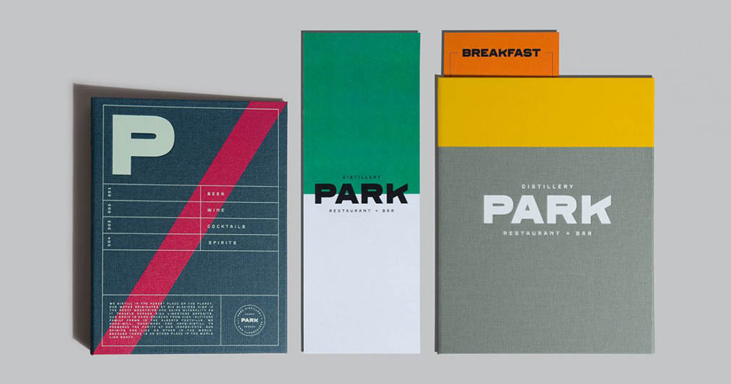 Park Restaurant + Distillery - Branding by Glasfurd & Walker