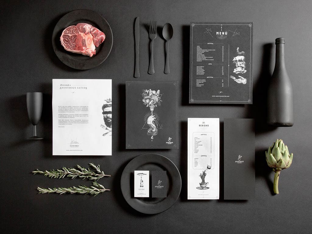 Anonymous Eaters - Branding by the Design Studio Branding People. Mexico City 