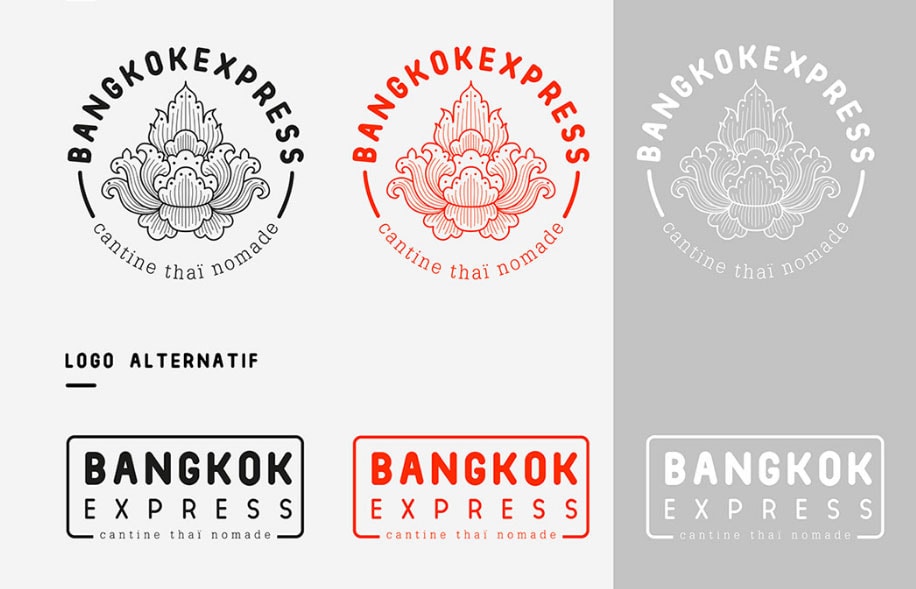 Bangkok Express food truck logo