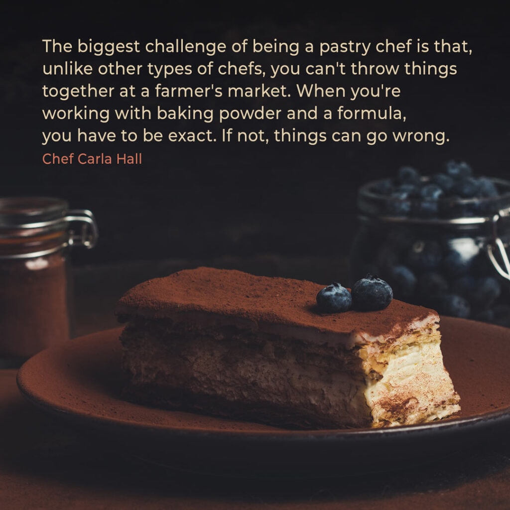 Bakery quote by chef Carla Hall