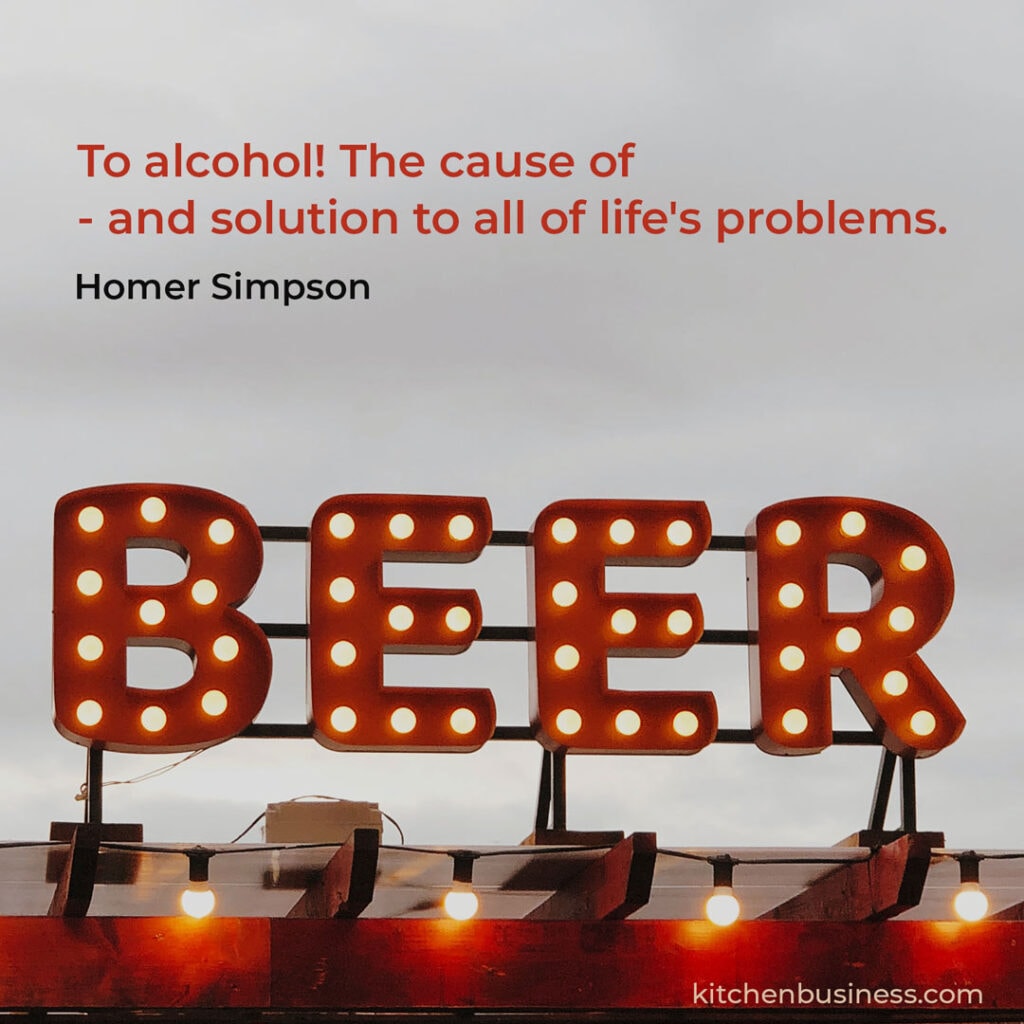 Bar quote by Homer Simpson