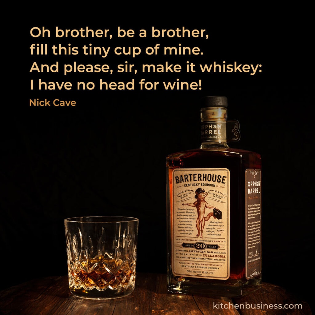 Bar quote by Nick Cave