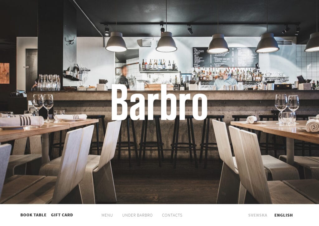 Website image of Bistro Barbro