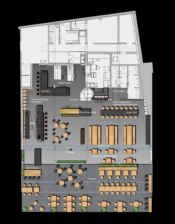 business plan floor plan layout