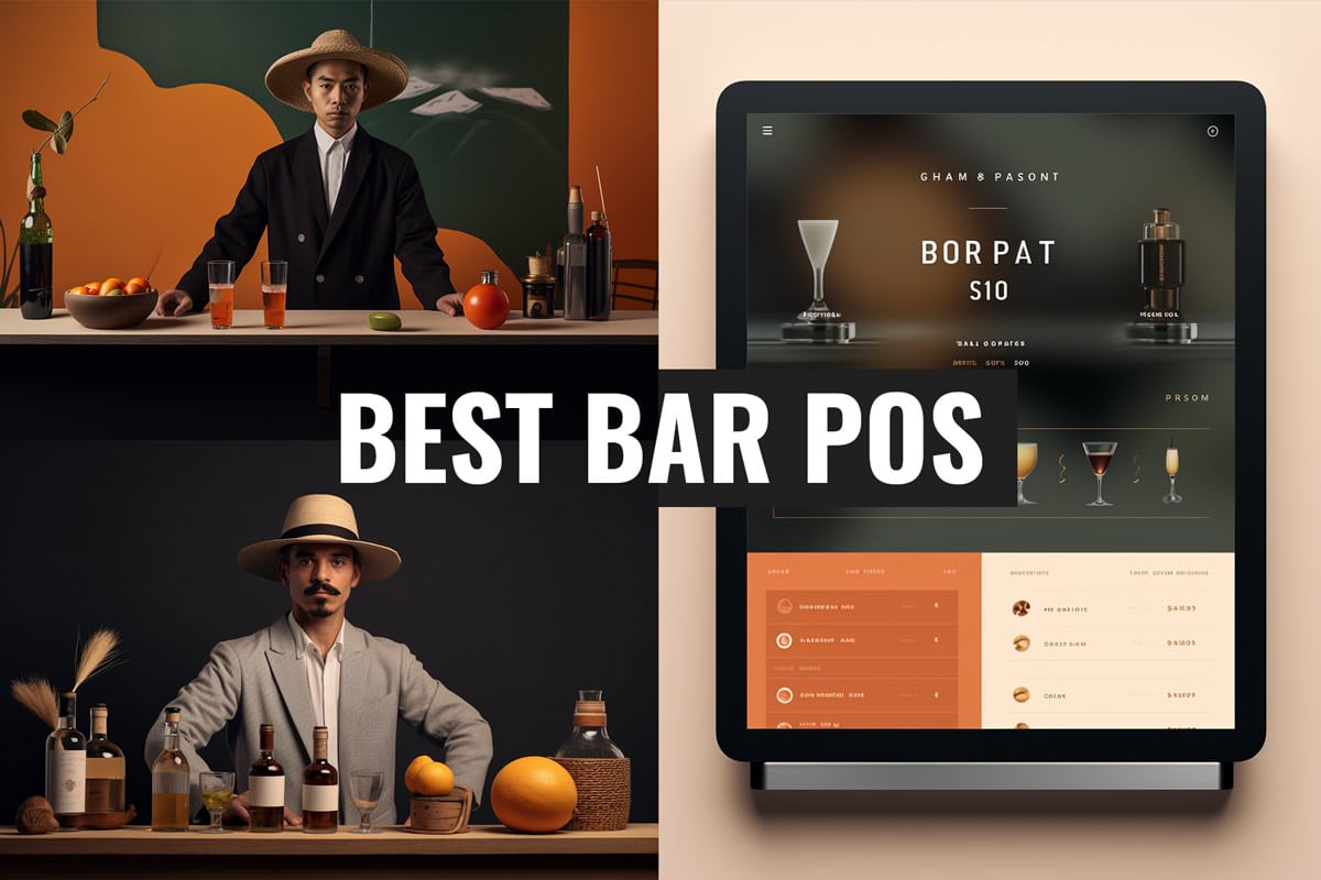 2 bartenders and a POS device