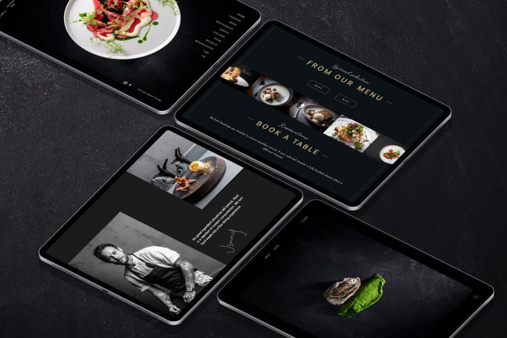 Best restaurant website design