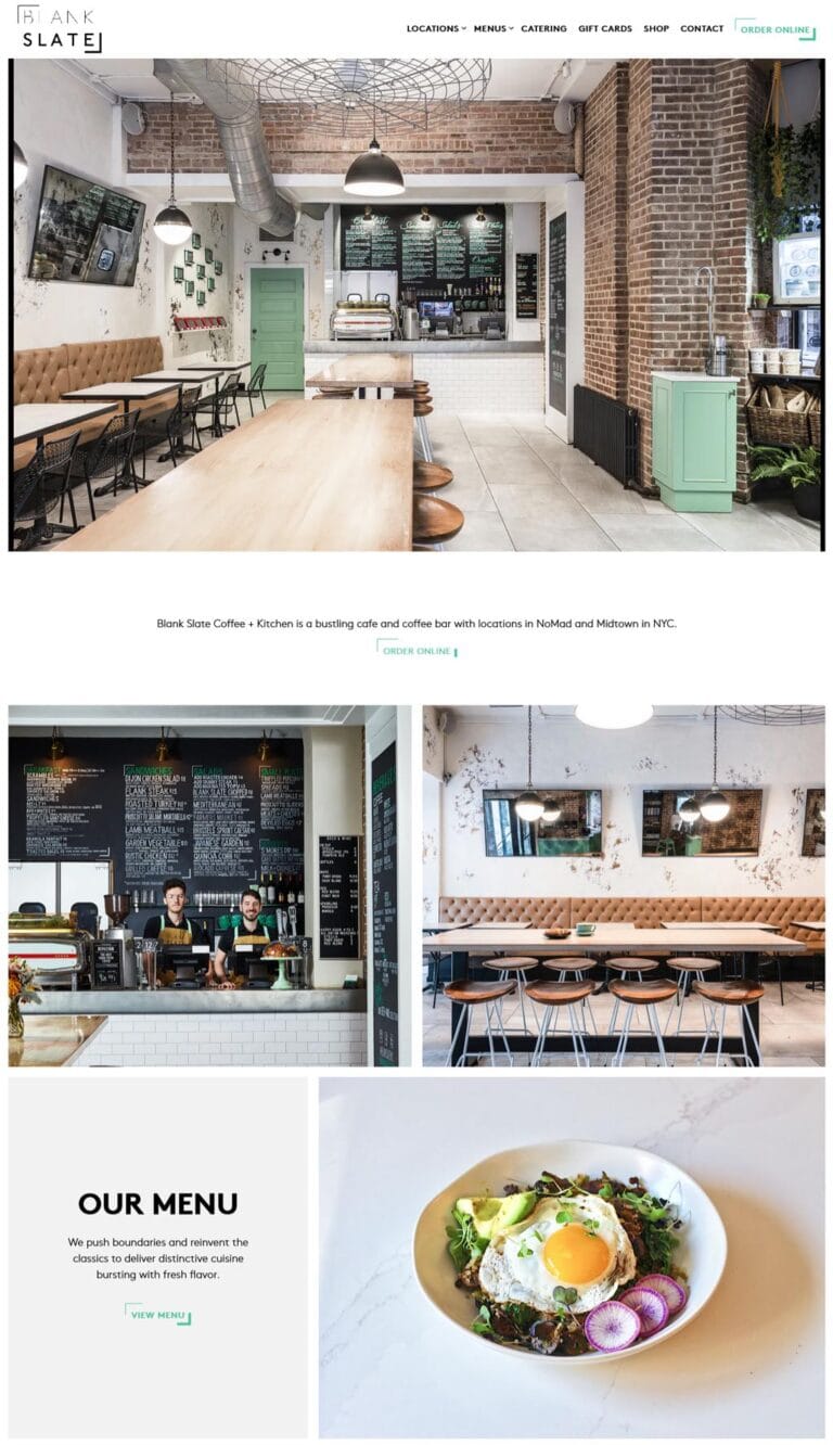 Best Coffee Shop & Cafe Websites For Design Inspiration