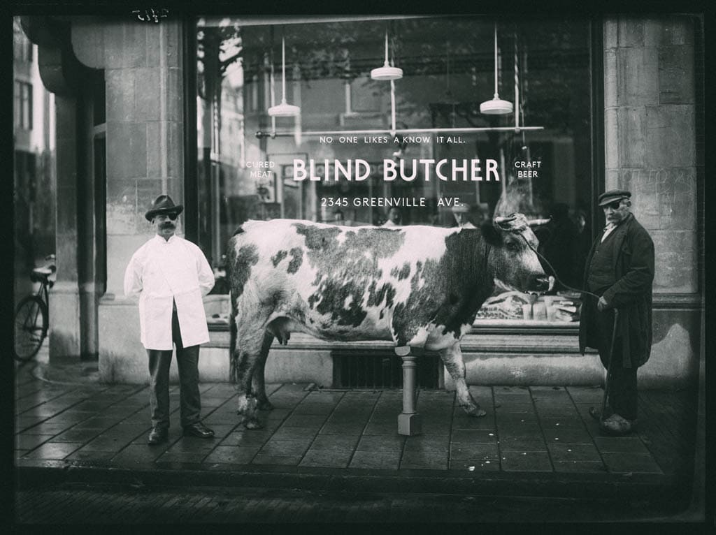 Blind Butcher - Branding by Tractorbeam