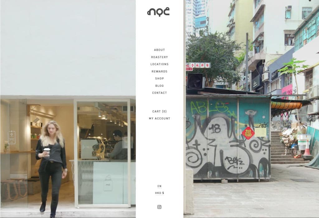 Website of Cafe, Roaster and Online Store - NOC COFFEE CO.