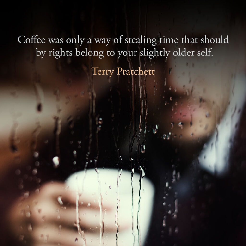 Coffee quote by Terry Pratchett