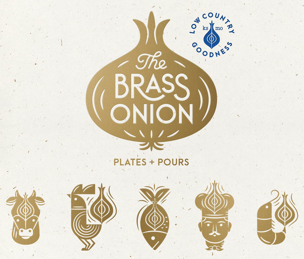 The Brass Onion Restaurant - Logo by Carpenter Collective