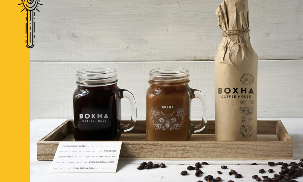 Branding for BOXHA - COFFEE HOUSE by THIS IS EME