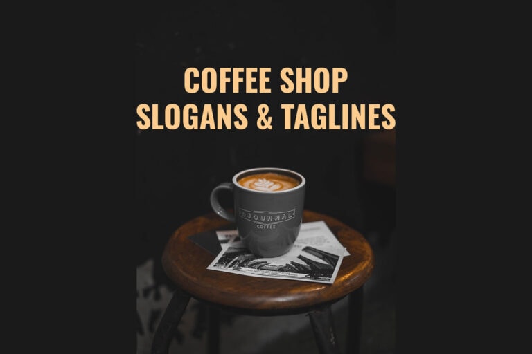 Coffee Shop slogans