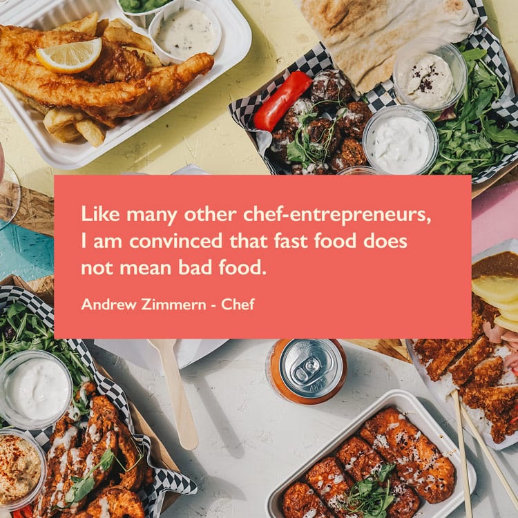 fast food quote by chef Andrew Zimmern
