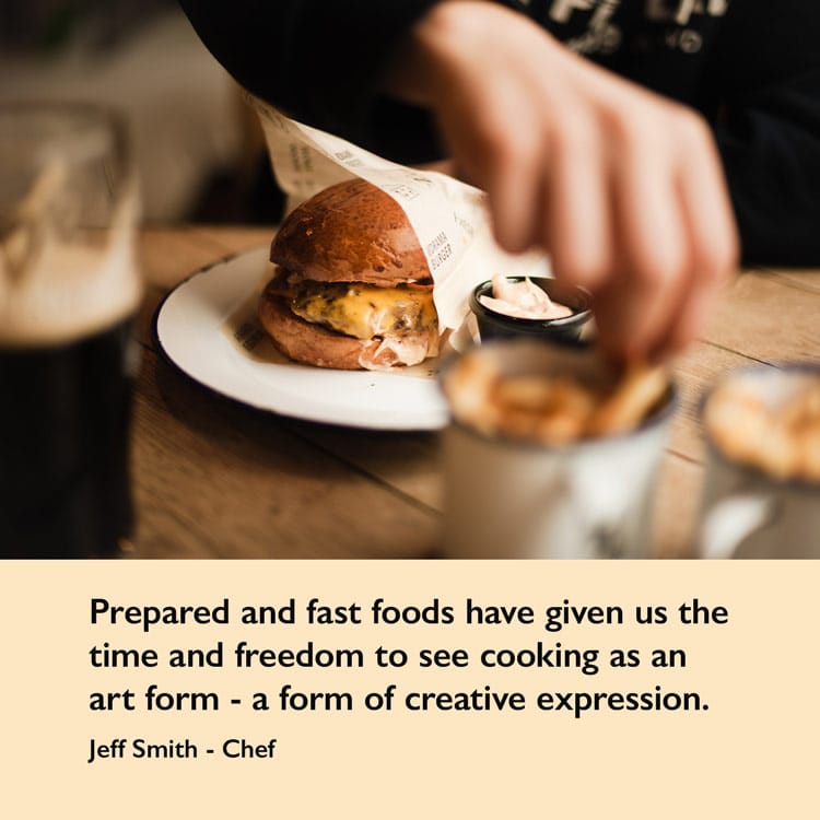 fast food quote by chef Jeff Smith