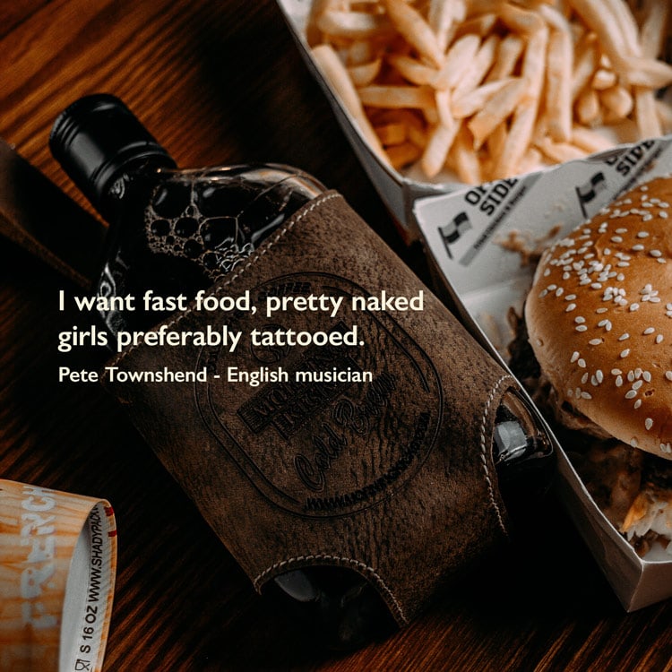 fast food quote by Pete Townshend