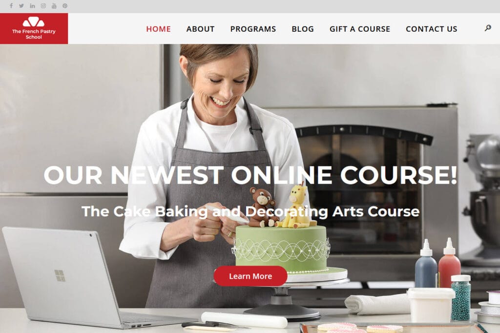 The French Pastry School website