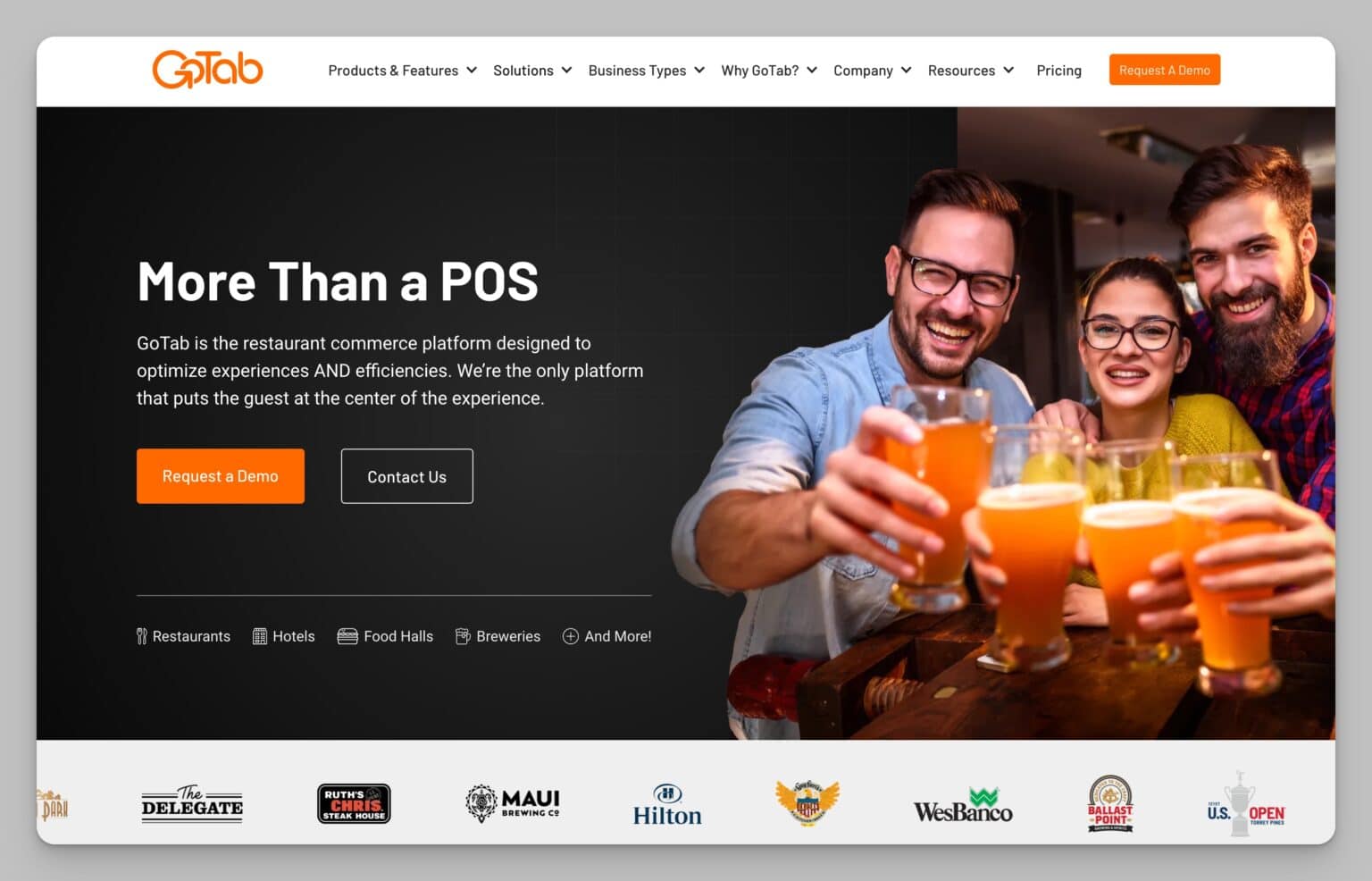 7 Best Restaurant POS Systems 2024   GoTab POS Website 1536x986 