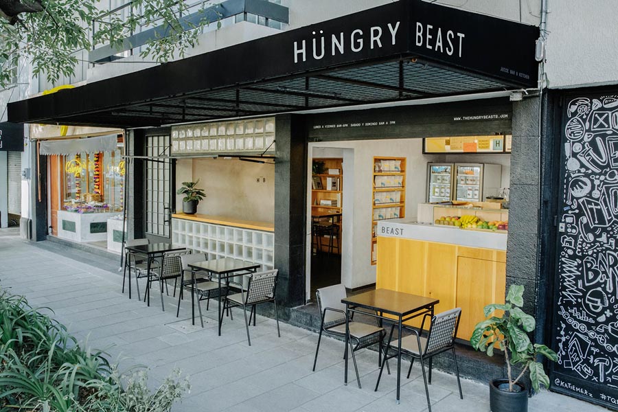Hungry Beast is a restaurant in Mexico City designed by Savvy Studio