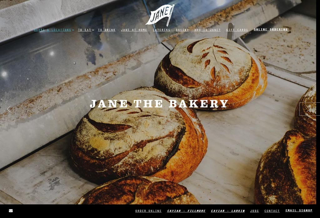 website image of Jane the bakery