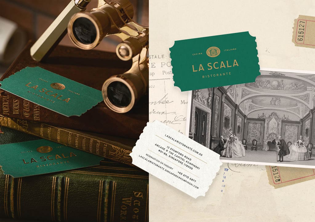 La Scala Ristorante - Branding by Bravo Design Studio