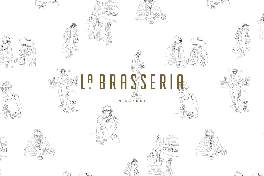 La Brasseria Milanese - logo by Land of Plenty