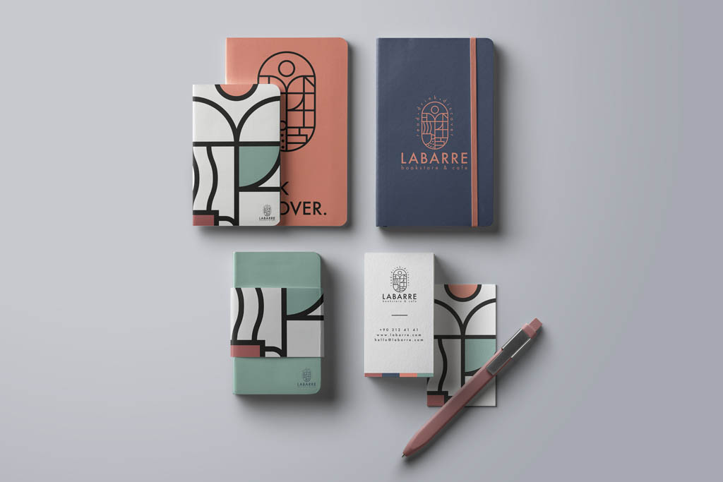 Labarre cafe brand identity by ONTO Design Studio