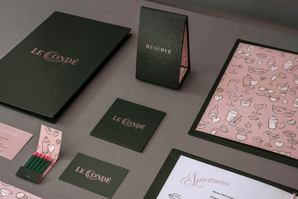 Le Condé Punch & Cocktail Bar - Branding by Marçal Prats