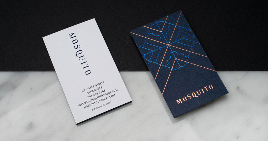 Business Card for Mosquito Dessert