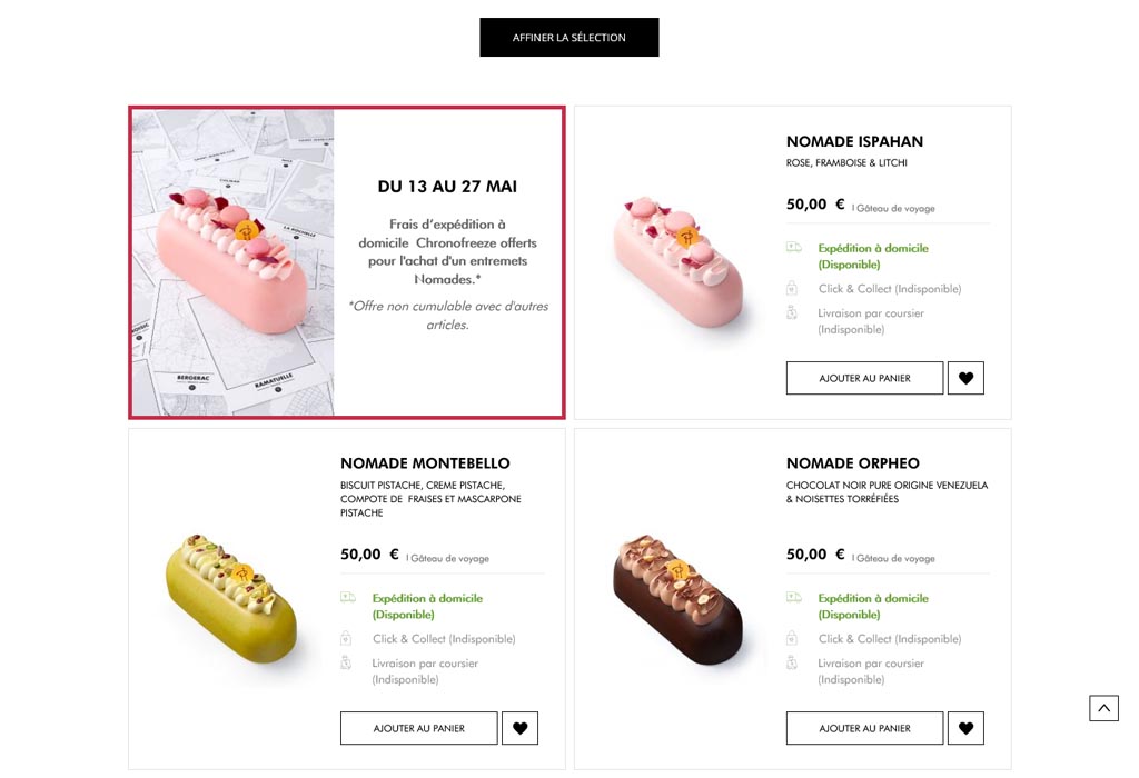 website of Pierre Hermé