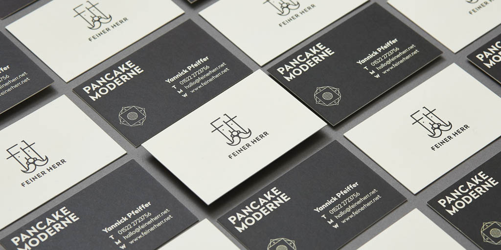 Feiner Herr - Pancake Moderne Food Truck - Business Card