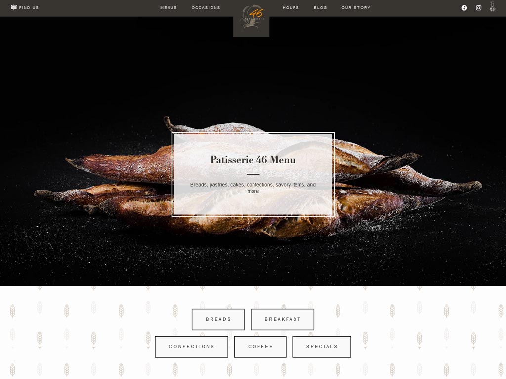 website image of Patisserie 46