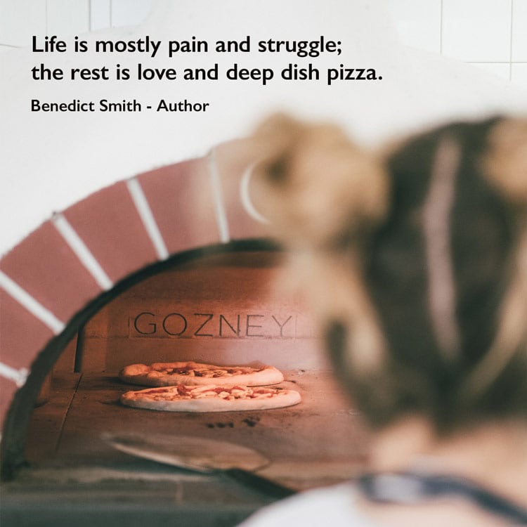 Pizza quote by Benedict Smith