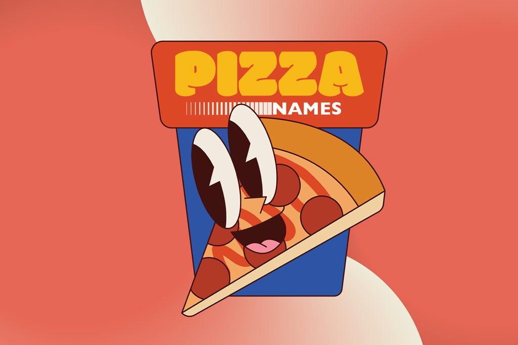 Image of a pizza illustrating pizza restaurant names