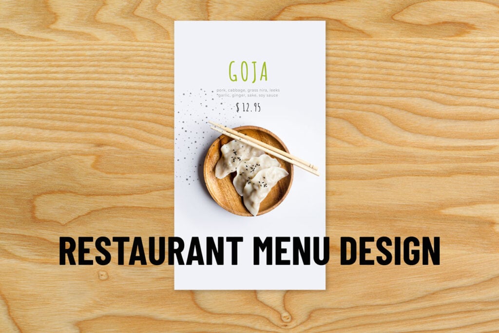 55 Examples Of Restaurant Menu Designs For Inspiration Kitchen Business