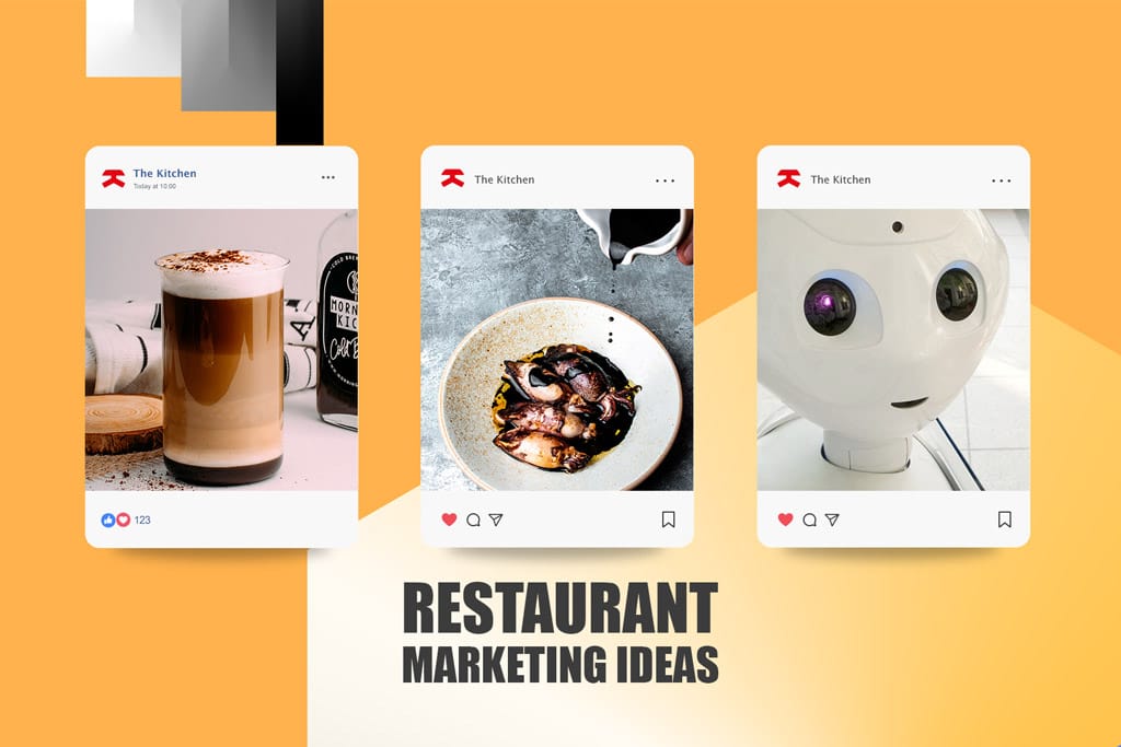 image illustrating examples of restaurant marketing ideas