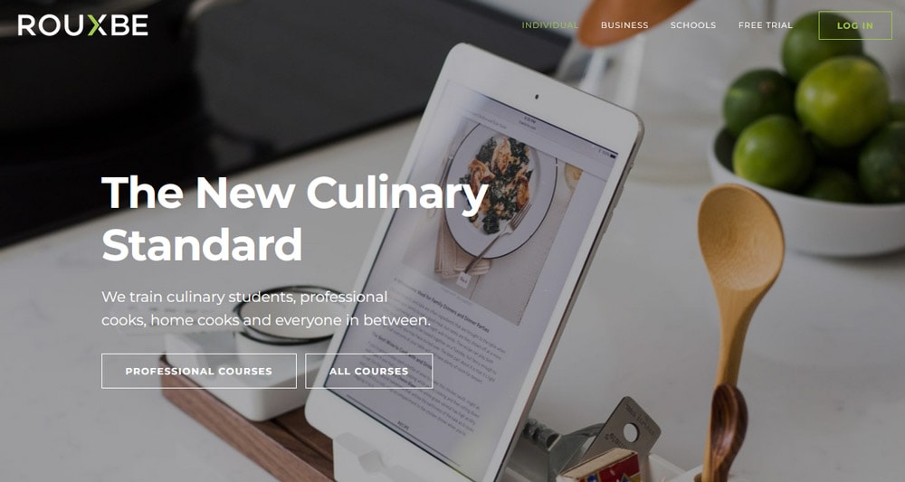 Rouxbe - Professional Cook Certification Course website