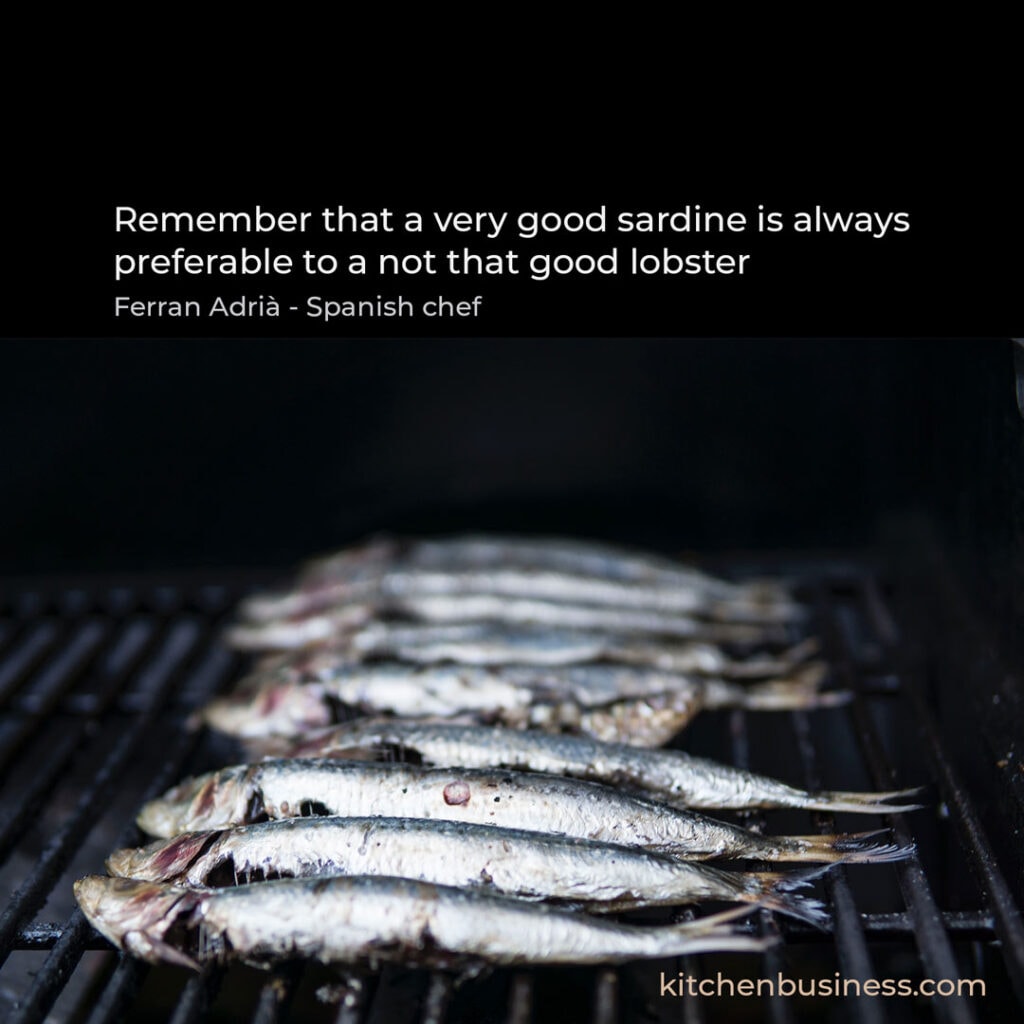 Seafood quote by Ferran Adria - Spanish Chef