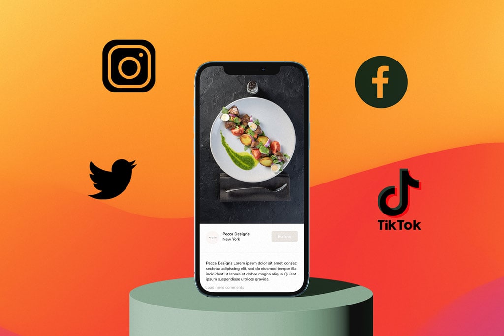 social media for restaurants