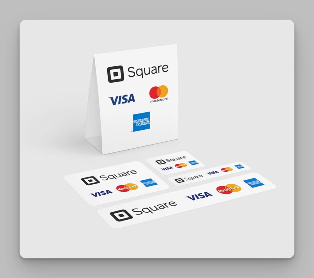 Square payment processing promo illustration