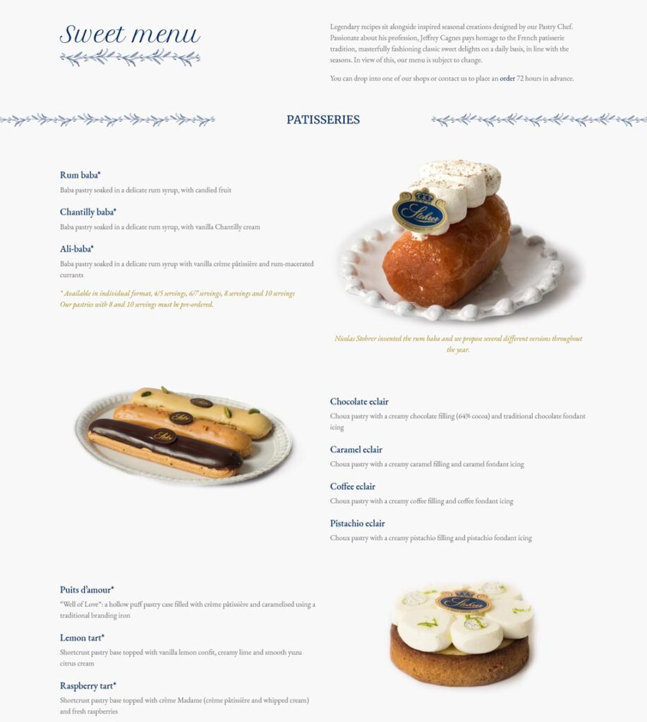 website image of Stohrer The Oldest Patisserie in Paris