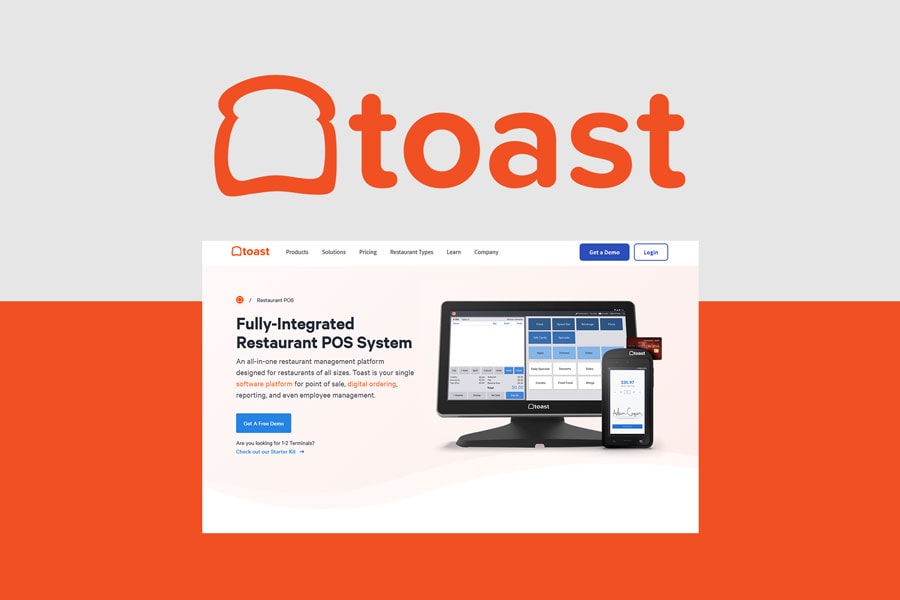 Toast POS graphic illustration