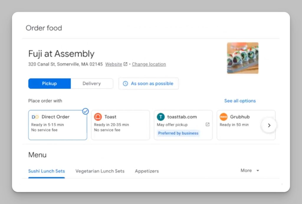 Toast order food dashboard