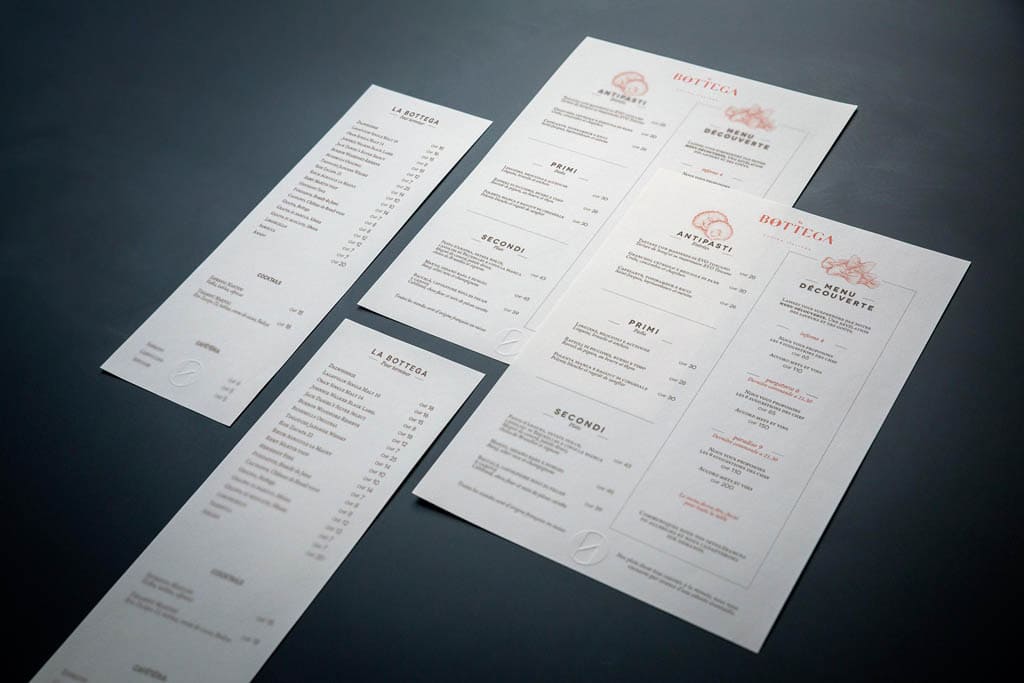 La Bottega - Restaurant Menu Design by Kid Studio