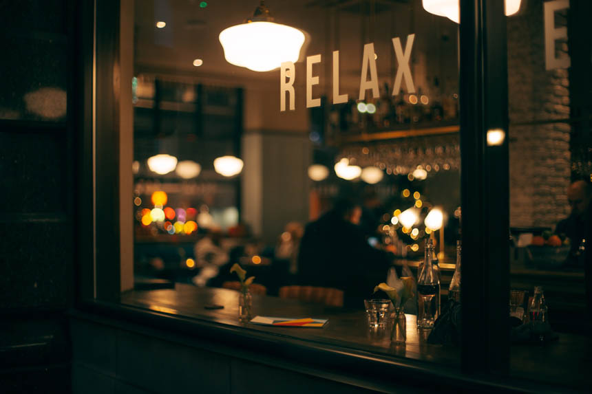 restaurant store front window