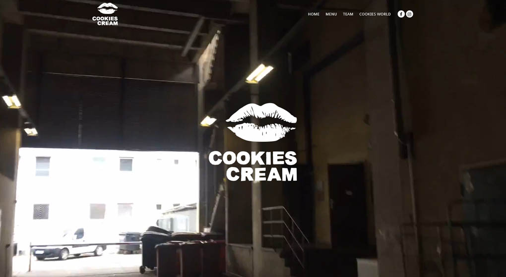 Cookies Cream is a one-star Michelin restaurant in Berlin. Restaurant Website Design 