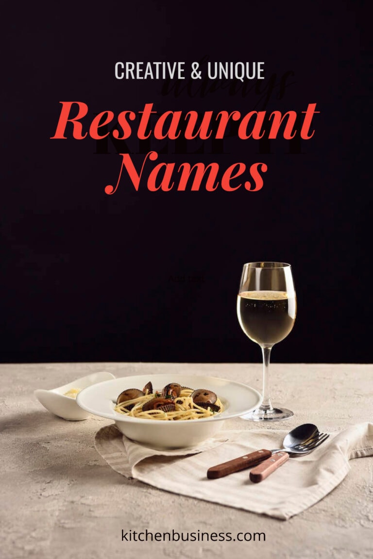 300+ Best Restaurant Names for Inspiration Kitchen Business