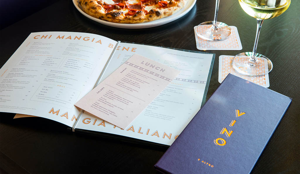 Zanti Restaurant Menu Design by Principle