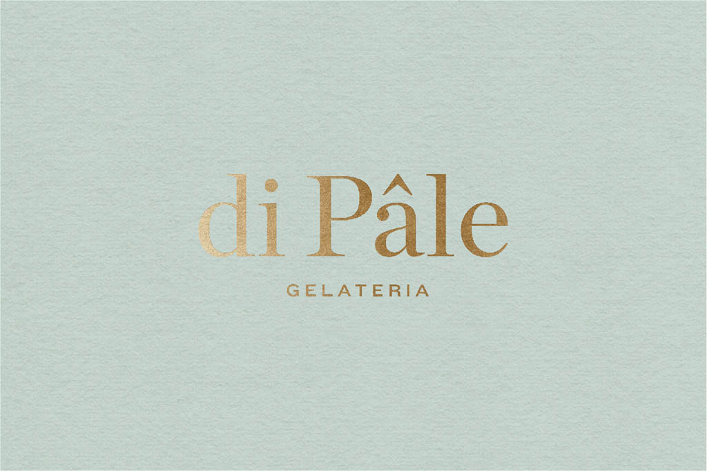 Branding for Di Pâle Gelateria by Estudio Nuar