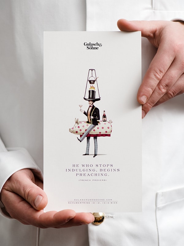 Gulasch & Söhne - Menu by Moodley Design